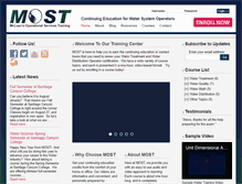 Tablet Screenshot of mostwatertraining.com